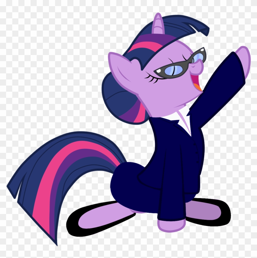 Businessmares - Mlp Twilight Sparkle With Glasses Clipart #4857947