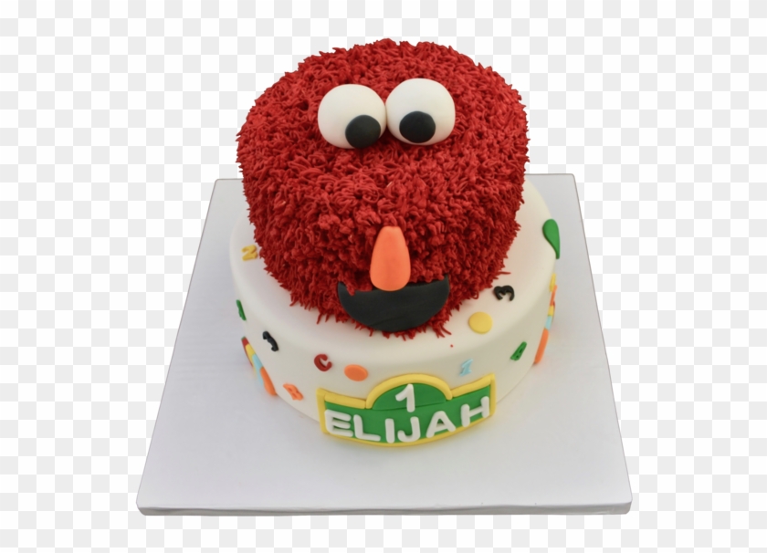 Elmo Sesame Street Chocolate Cake With Dulce De Leche - Sugar Cake Clipart