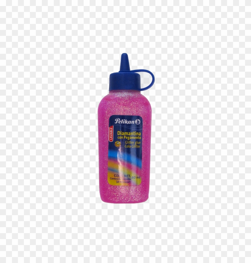 Escarcha Pk C/pegante 60 Ml Rosa Mexicana - Plastic Bottle Clipart