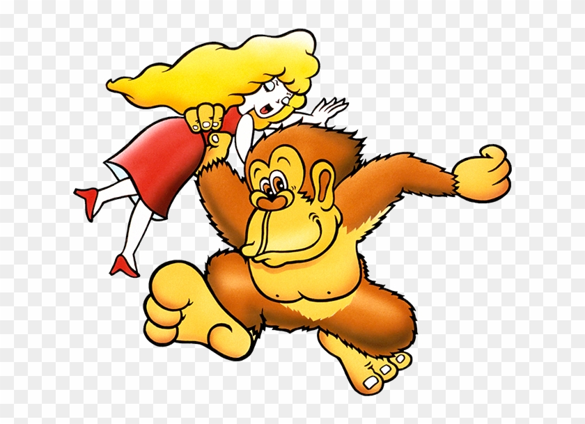 Image Source - Donkey Kong And Lady Spirit Clipart #4858420