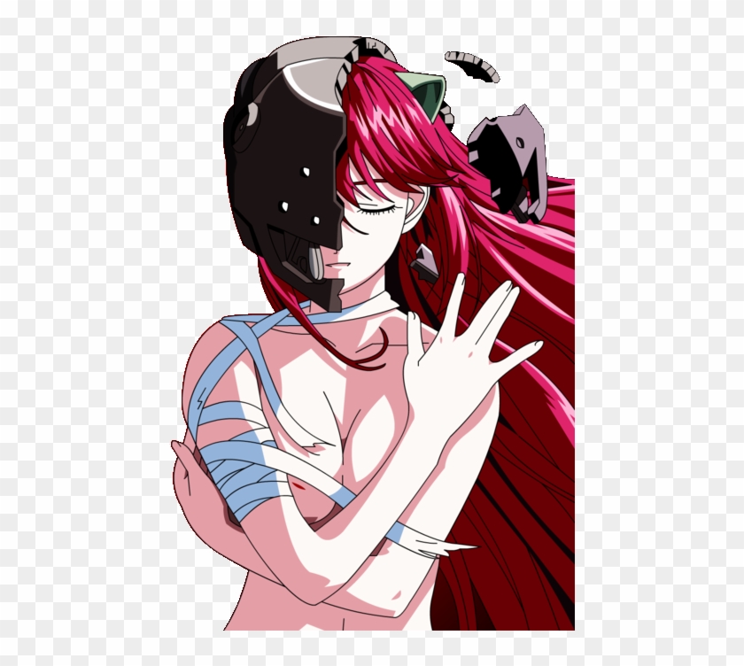 Elfen Lied Sketch - Lucy Elfen Lied Png Clipart