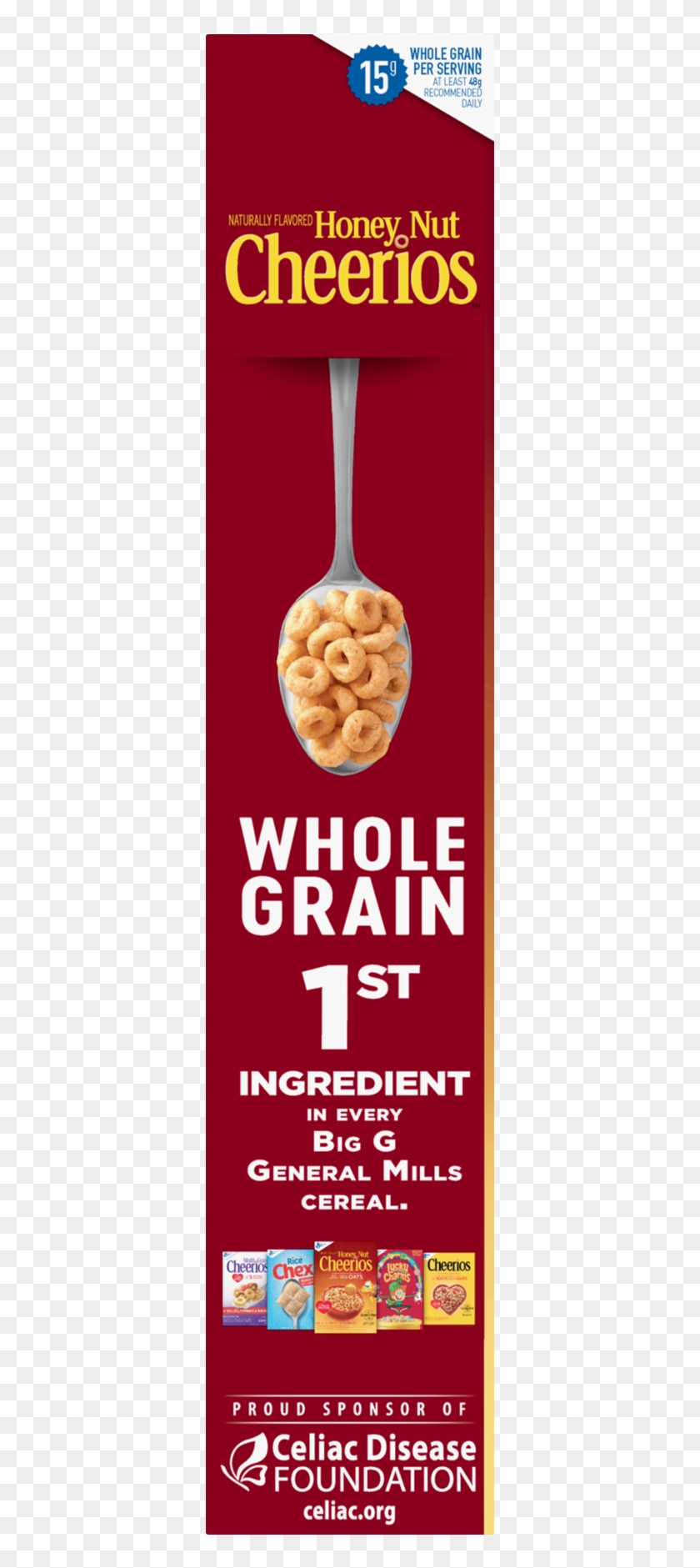Honey Nut Cheerios Gluten Free Breakfast Cereal, - Honey Nut Cheerios Clipart #4859087