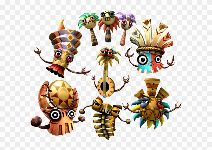 Donkey Kong Series Quiz Tiki Donkey Kong Country Returns Clipart 4859323 Pikpng