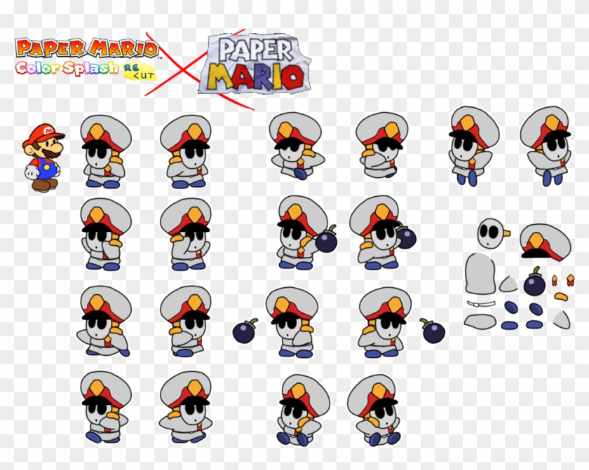 Prelude To The Recolored Paper Tale - Paper Mario 64 Clipart #4859568