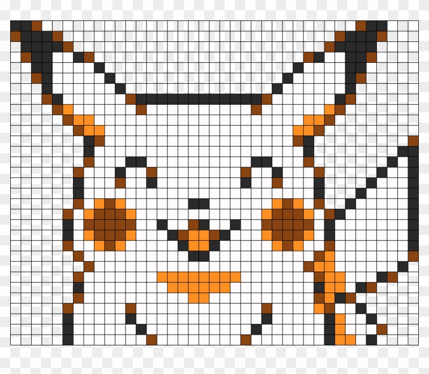 Pokemon Yellow Happy Pikachu Perler Bead Pattern / - Central City Brewing Co Ltd Clipart