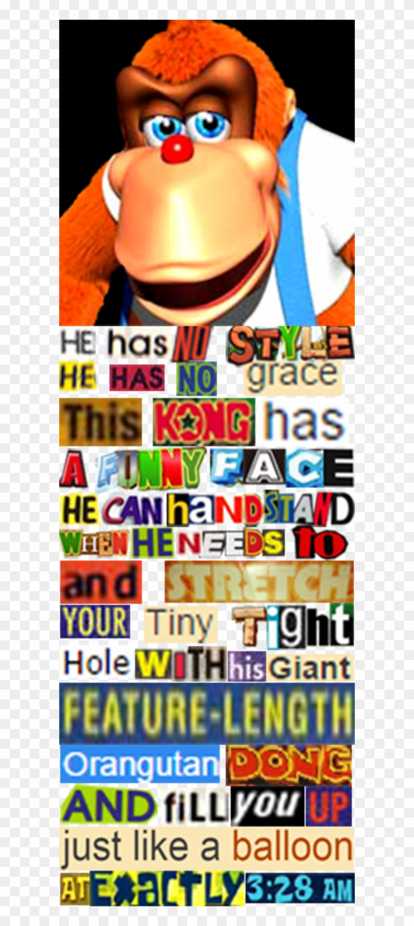 Expand Dong - Lanky Kong Expand Dong Clipart #4859723