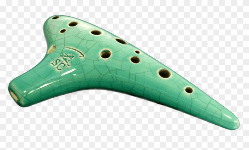 Tutti Ocarina Soprano C In Jade Crackle , Png Download - Plastic Clipart