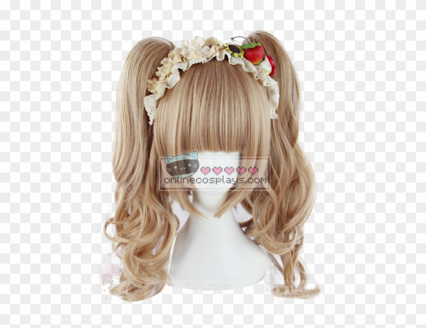 Lolita Wig Ponytail Clipart #4860516