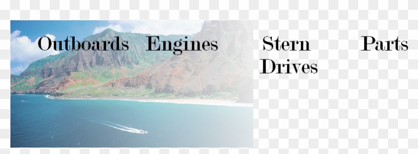 Our Services Include Mercury Outboard And Mercruiser - Kauai Hawaii Clipart #4860662