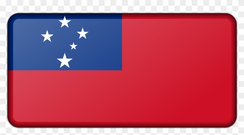 This Free Icons Png Design Of Flag Of Samoa - Flag Clipart #4860829
