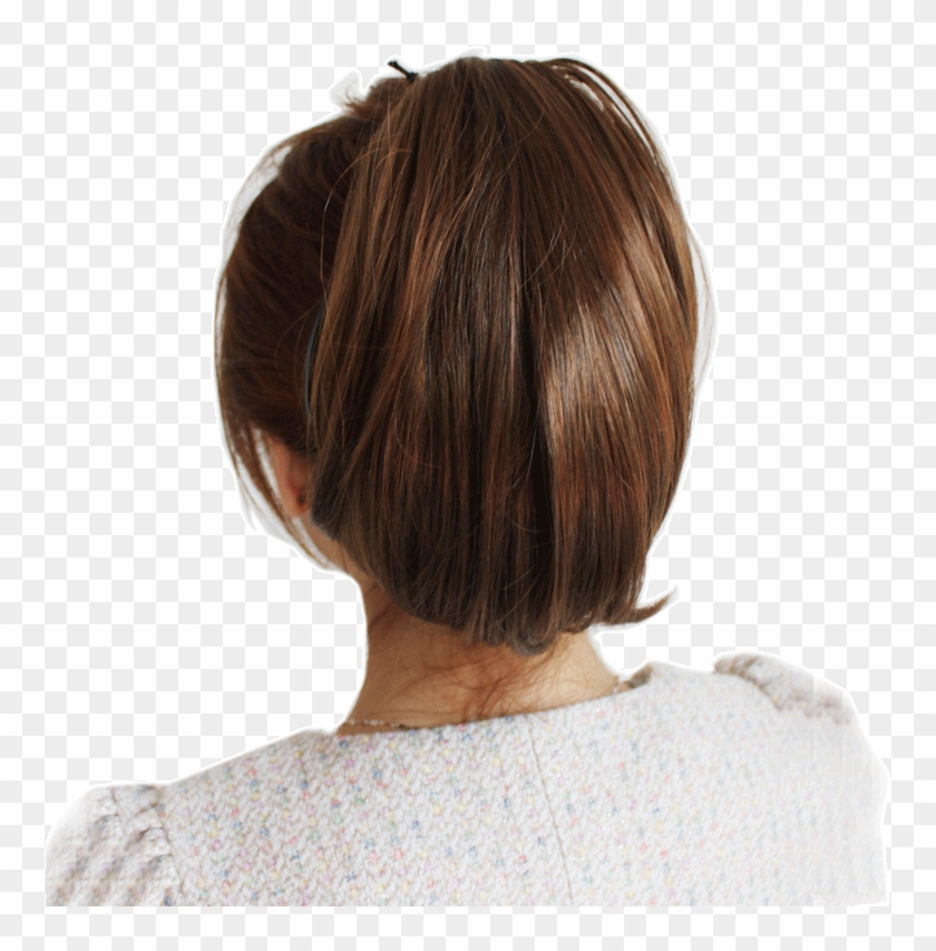 Upper Comb Wig Female Inner Buckle Short Straight Hair - Lace Wig Clipart