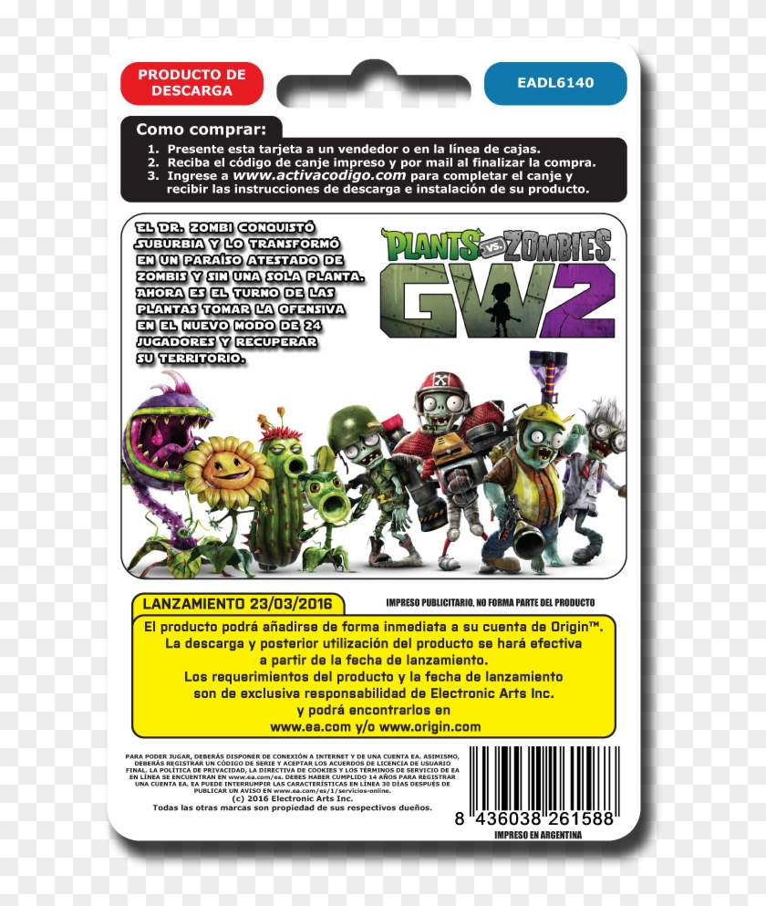 Plants Vs Zombies Garden Warfare - Plants Vs. Zombies: Garden Warfare 2 Clipart #4861535