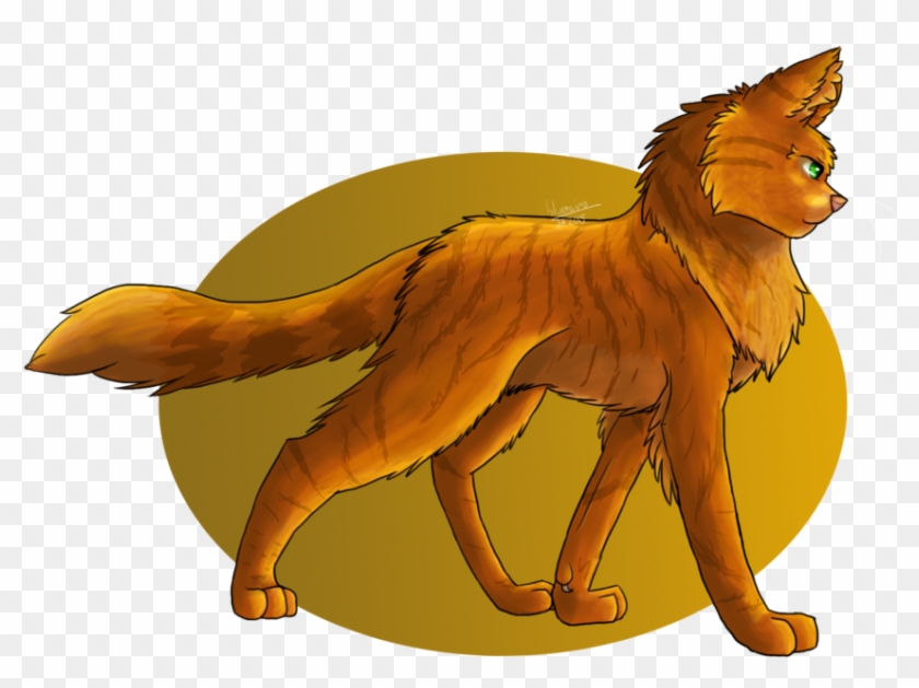Golden Tabby, Green Eyes - Light Brown Warrior Cats Clipart