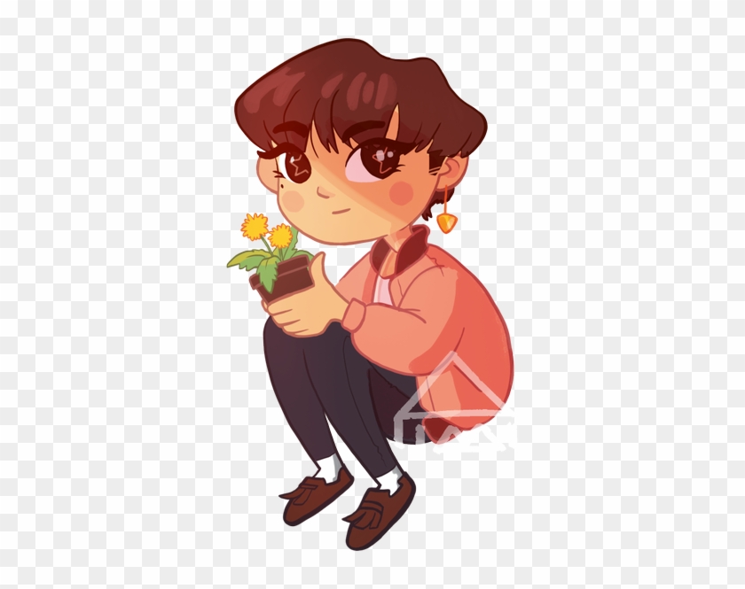 This Potato Is Gonna Make Herself A Yugyeom Charm C' - Cartoon Clipart