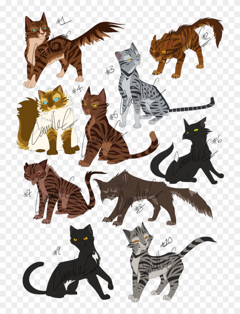 Warrior Cats Adoptables - Cartoon Clipart