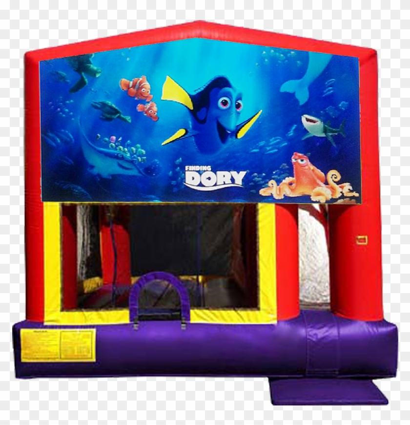 Finding Dory Combo 4 In 1 From Awesome Bounce Of Michigan - Finding Dory Bounce House Clipart #4862527
