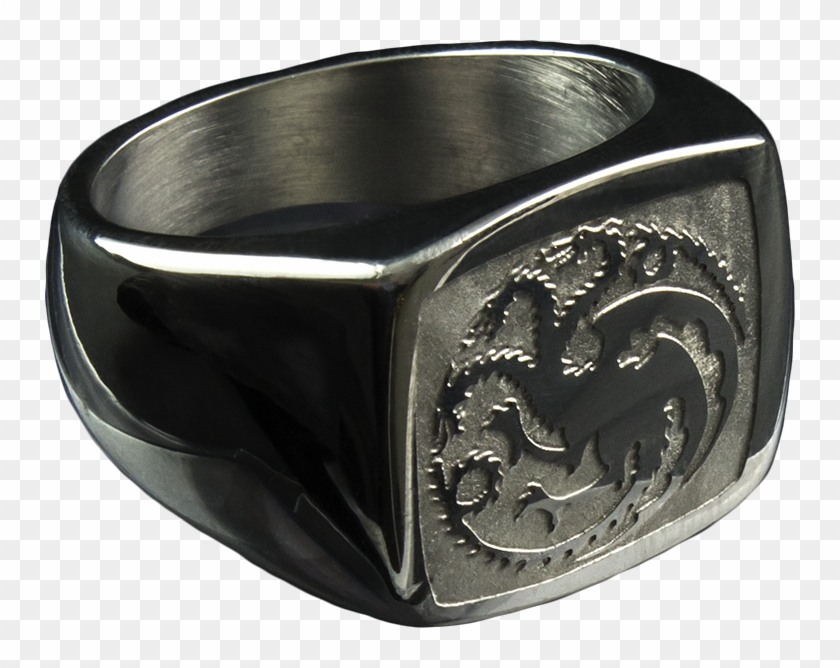 Game Of Thrones - Stainless Steel Targaryen Ring Clipart #4862591