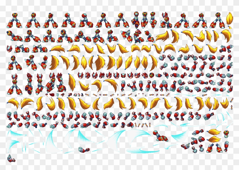 Note From Ace - Megaman X5 Zero Sprites Clipart