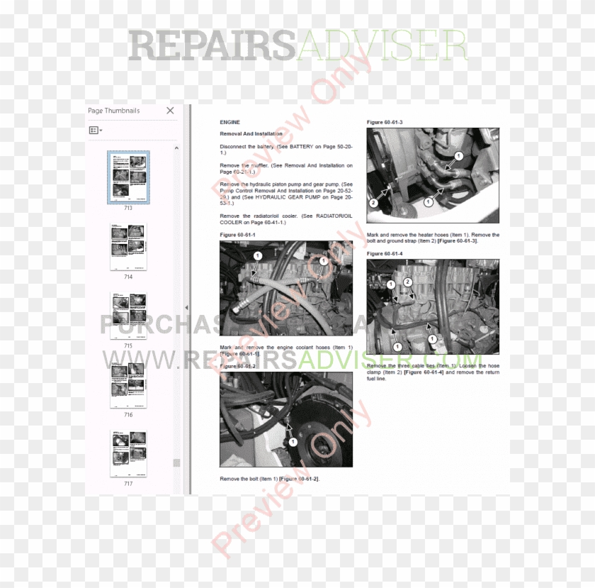 Bobcat Pdf Document Preview №1 - Machine Clipart #4862686