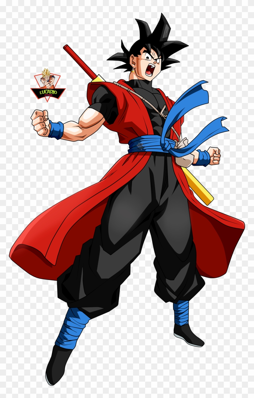 396kib, 1024x1451, Goku Xeno Sdbh By Lucario Strike-db2rj8f - Goku Xeno Ssj God Clipart #4862747