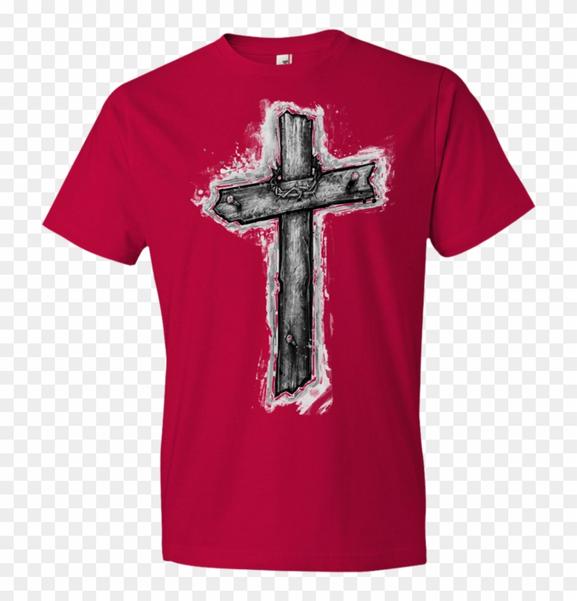 Christ Cross Lightweight T-shirt - Ou Tshirt Clipart #4862783
