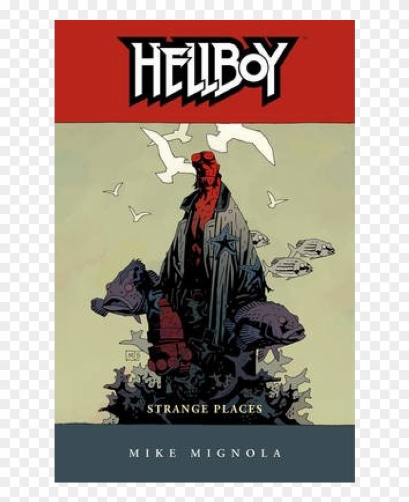 Strange Places Vol - Hellboy Comic Green Clipart #4862813