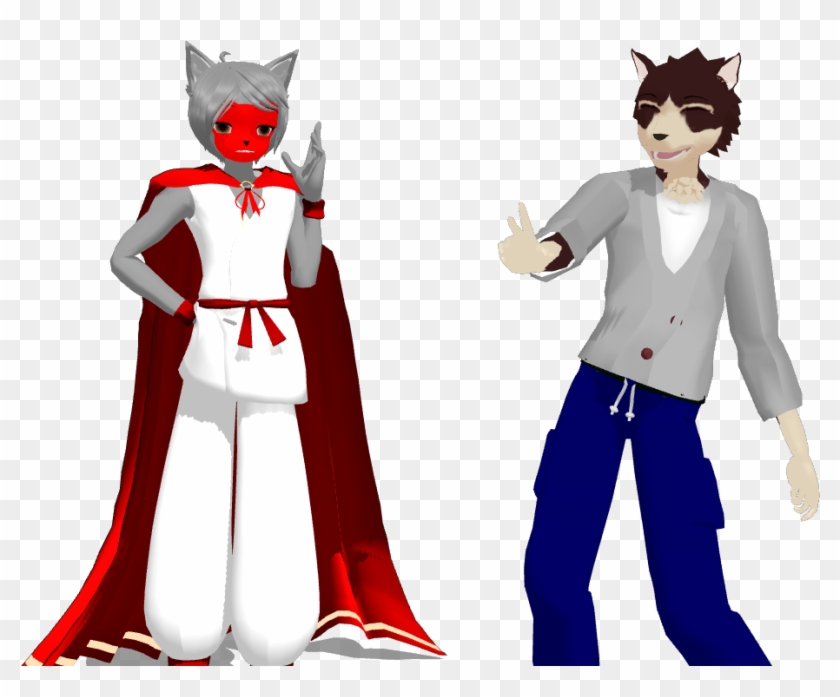 Mmd Model Request Tegan And Kisame Finished - Costume Clipart