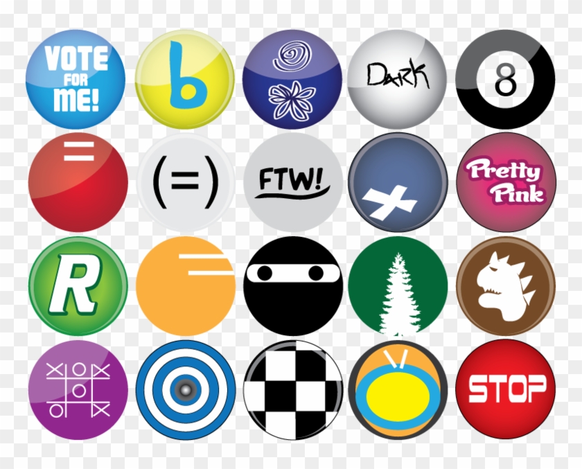 Icons,elements,flowers & Trees,shapes - Euclidean Vector Clipart #4863099