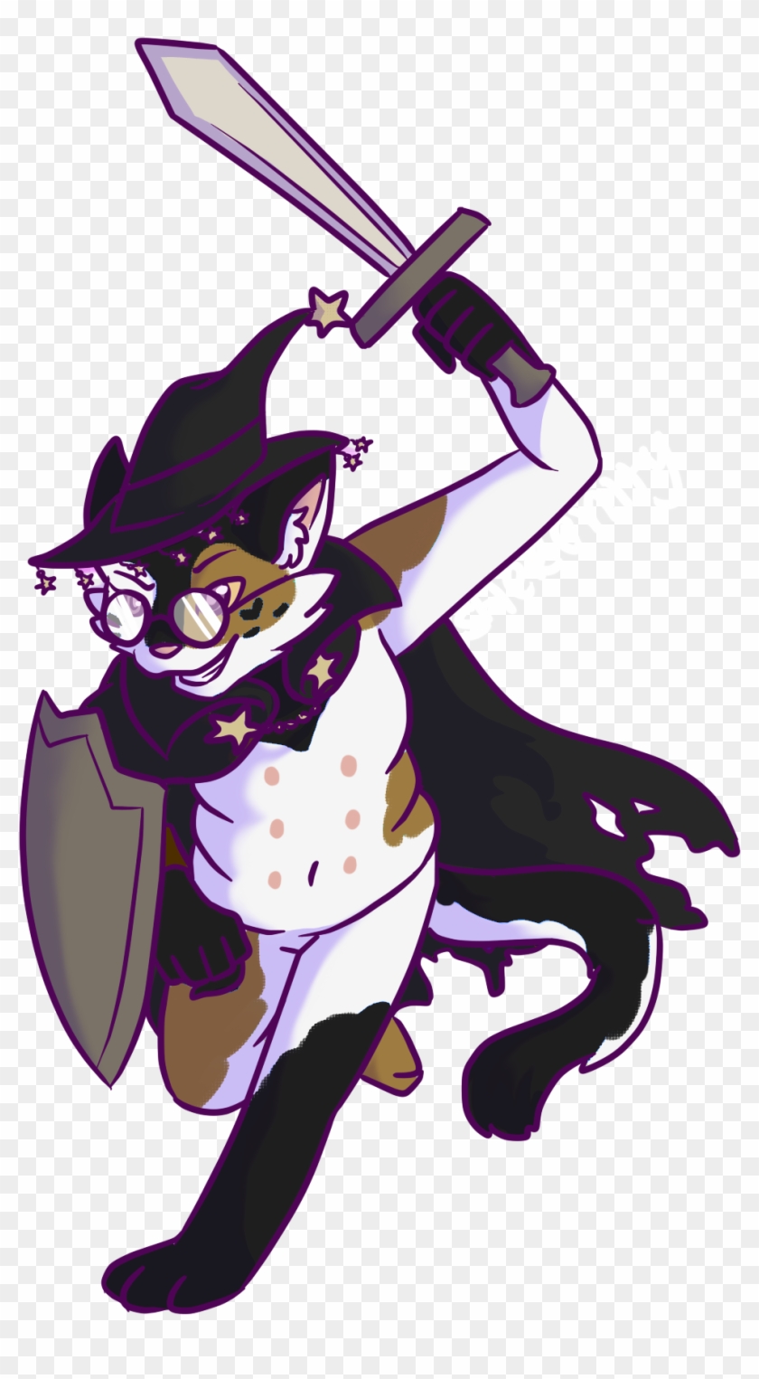 Swordsman Ych - Cartoon Clipart