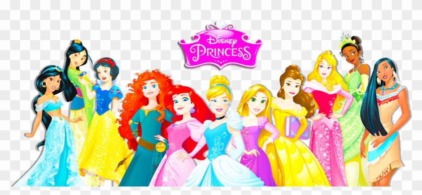 Disney Princesses Group - Barbie Clipart #4863493
