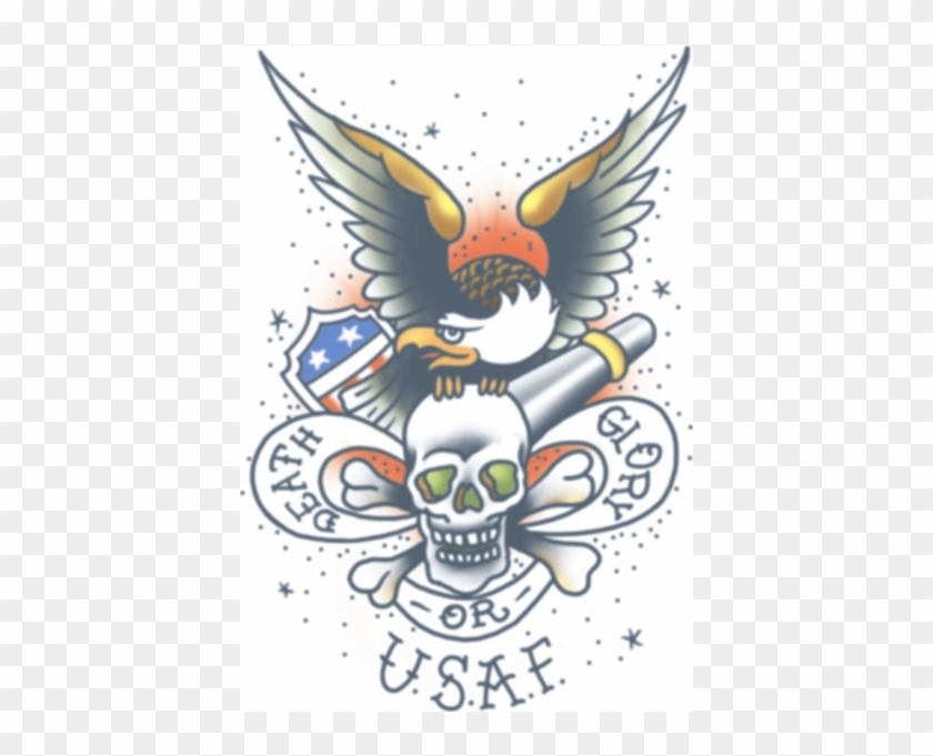 Tinsley Transfers Temporary Military Tattoos, Usaf - Tinsley Transfers Clipart