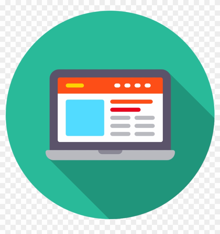 Laptop-circle Clipart