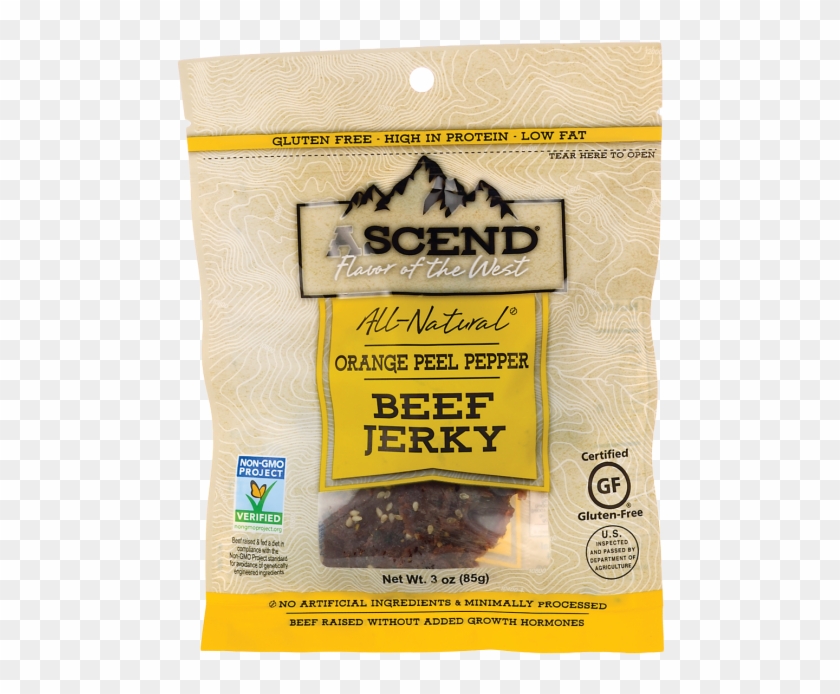 Golden Valley Natural Ascend All Natural Beef Jerky - Non-gmo Project Clipart #4864551
