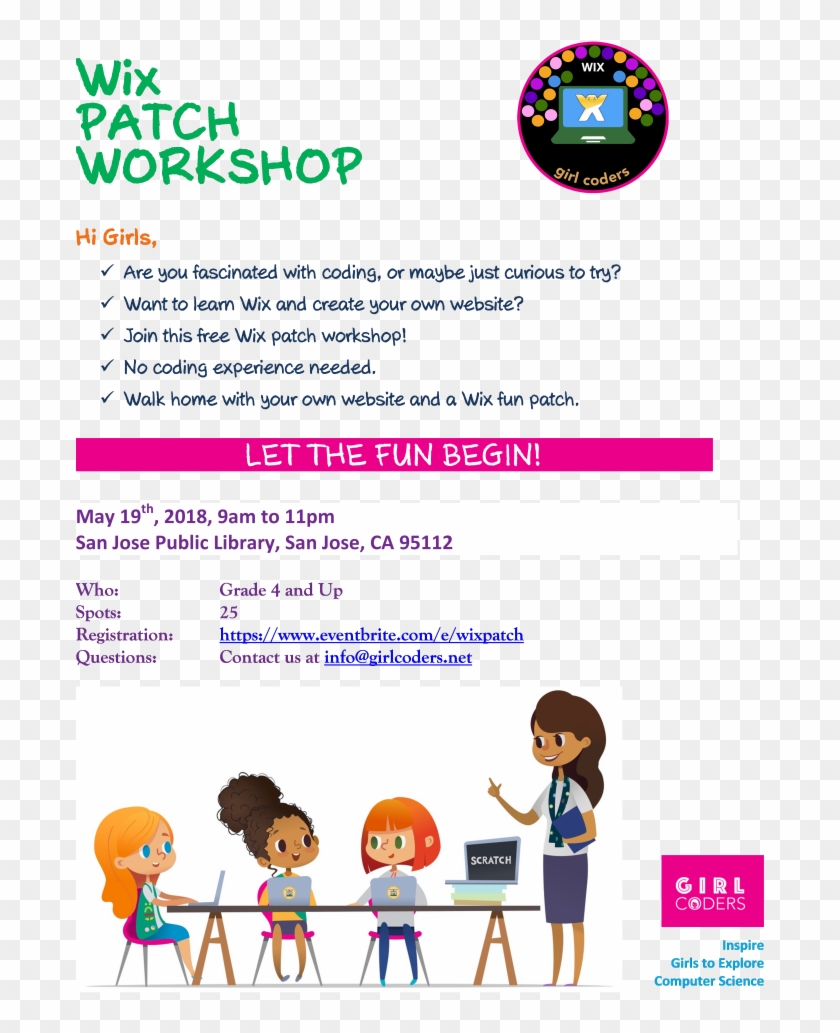 Wix Flyer Template - Cartoon Female Leader Clipart