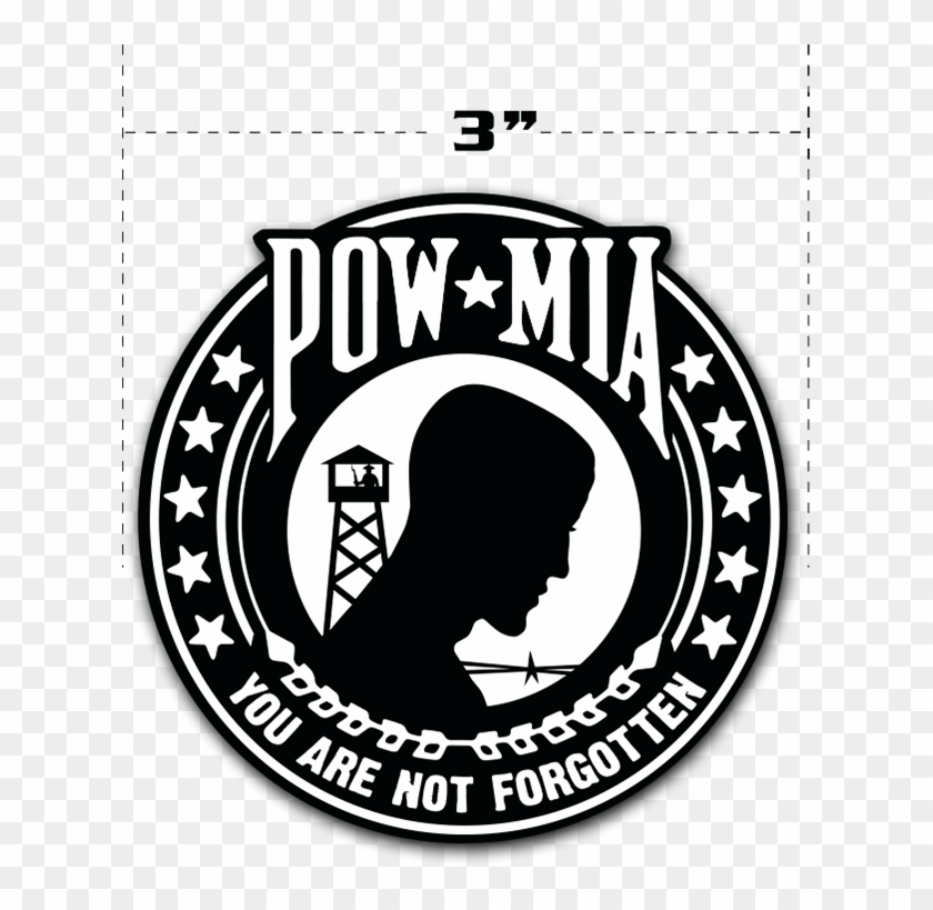 Pow Mia Flag , Png Download - Pow Mia Logo Clipart
