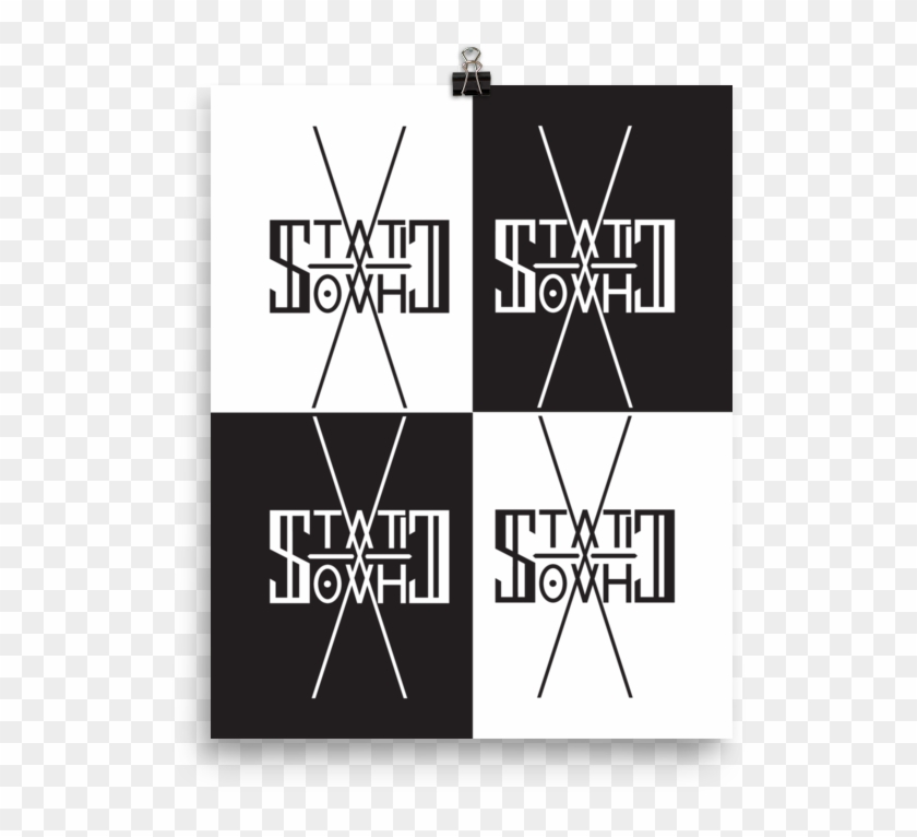 Sxc Checker V2 Enhanced Matte Poster - Graphic Design Clipart #4865083