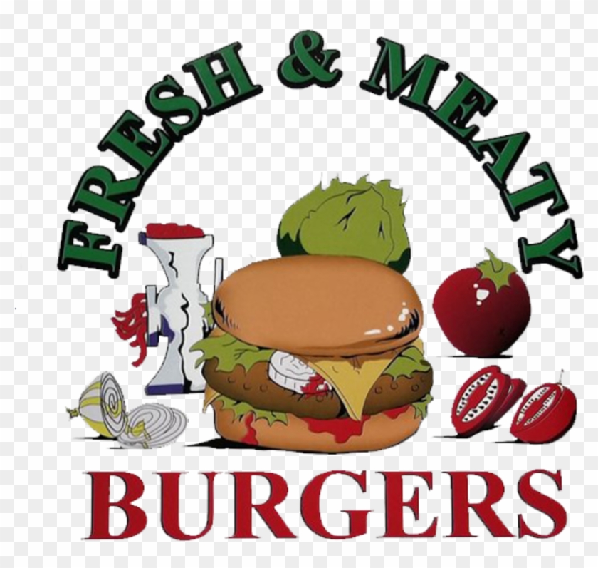 Burger Clipart Top View - Fresh And Meaty Burgers Carson - Png Download #4865215