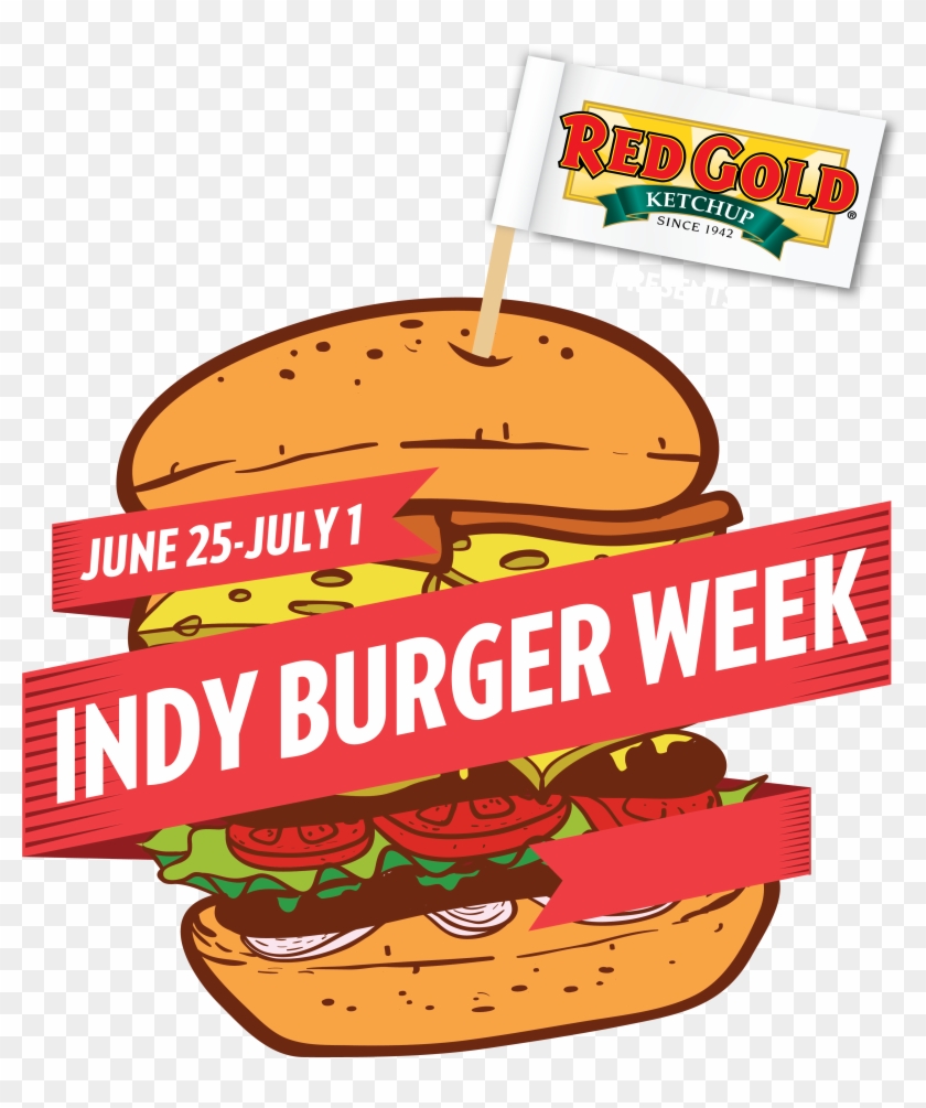 Download Cheeseburger Clipart Happy Burger And Use - Red Gold - Png Download