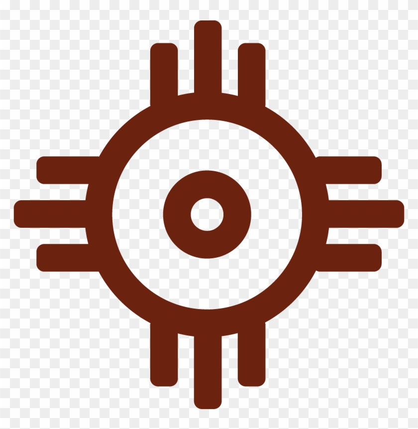 Vision - Sun Native American Symbol Clipart #4866029