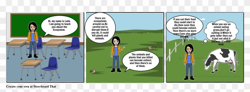 Ecosystem - Cartoon Clipart #4866361