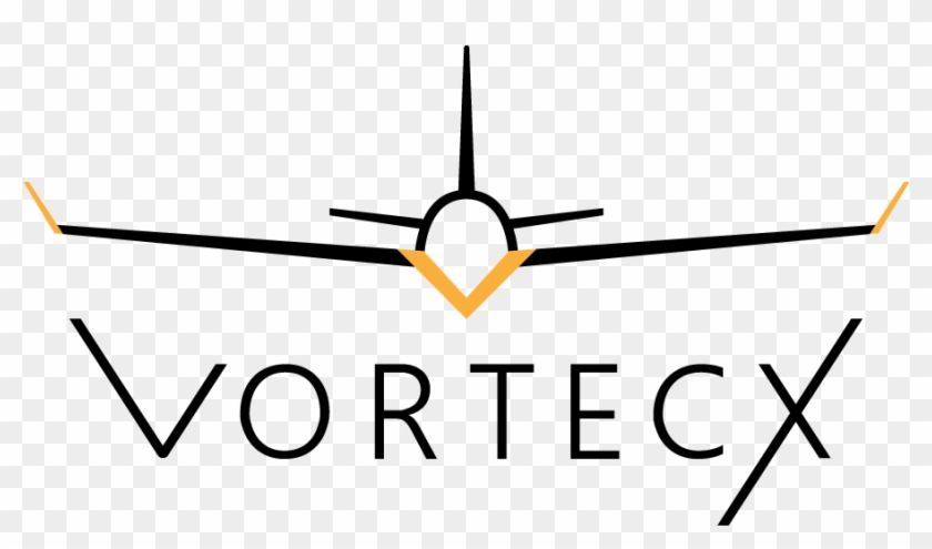 Vortecx Industries Logo Creation - Airliner Clipart #4866434