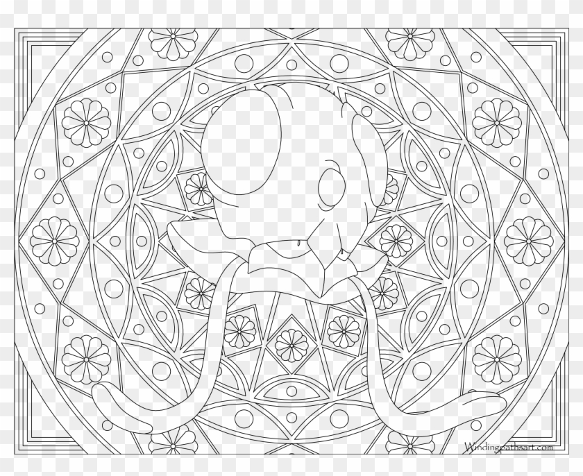 #072 Tentacool Pokemon Coloring Page - Tentacool Pokemon Coloring Page Clipart #4866439