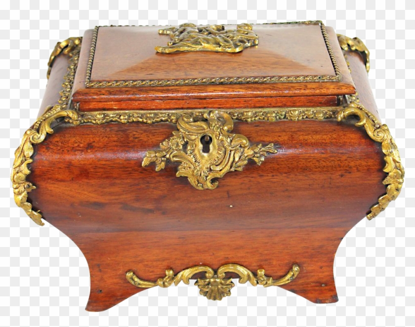 Antique French Louis Xv Jewelry Box, Casket, Music Clipart