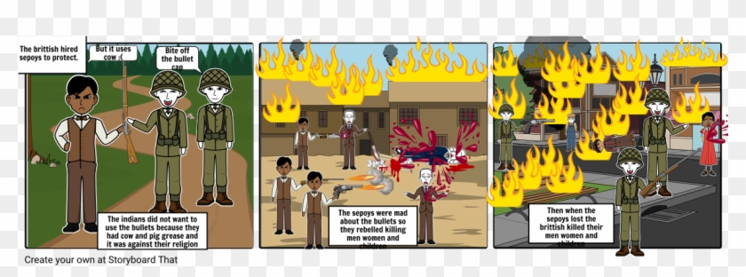 Sepoy Rebellion - Cartoon Clipart #4866500