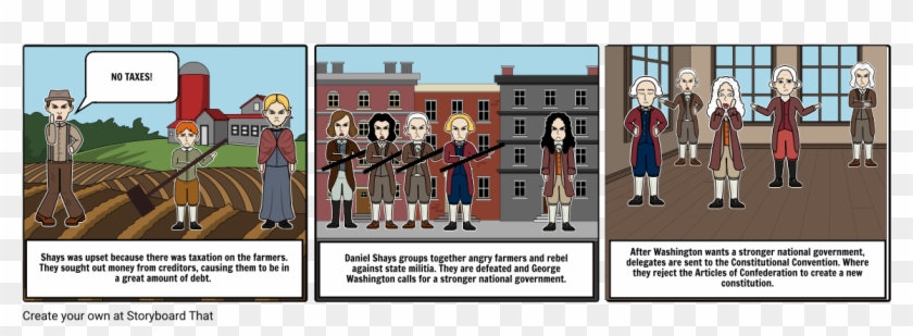 Shays Rebellion - Cartoon Clipart #4867090