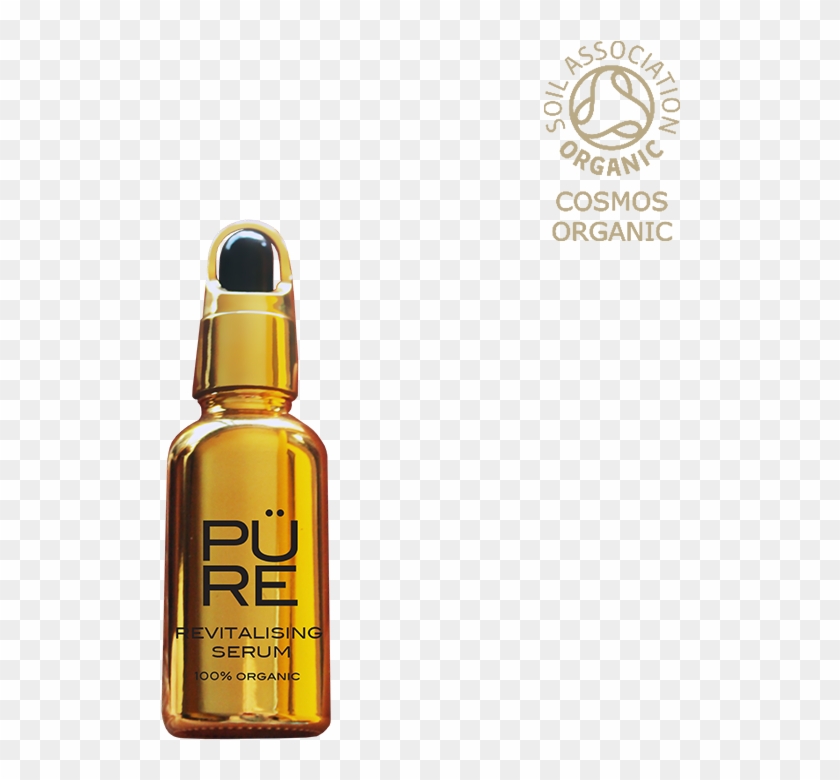Revitalising Serum Organic With Prickly Pear And Marine - Glass Bottle Clipart #4867132