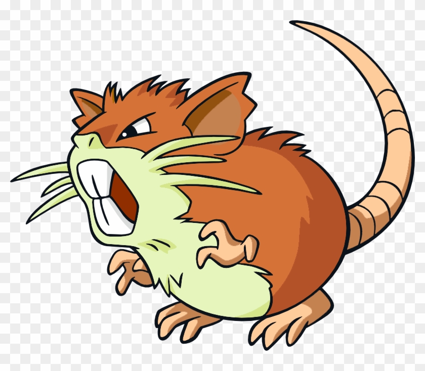 I Got A Tentacruel, Tangrowth, Raticate, And A Charizard - Raticate Shiny Clipart