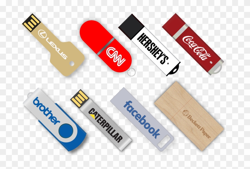 Custom Printed Usb Drives Promotional Usb Flash Drives - Graphics Clipart