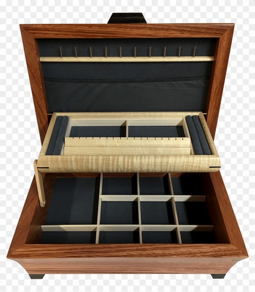 Lage Wooden Jewelry Box Jb04 Interior Drawer Clipart (4867570) PikPng