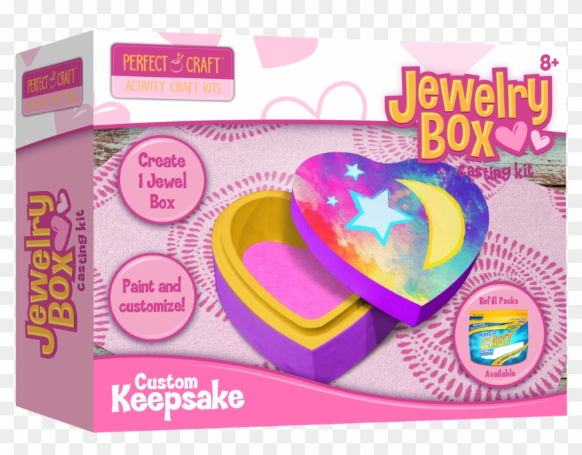 Perfect Craft Jewelry Box Casting Kit - Party Supply Clipart #4867611
